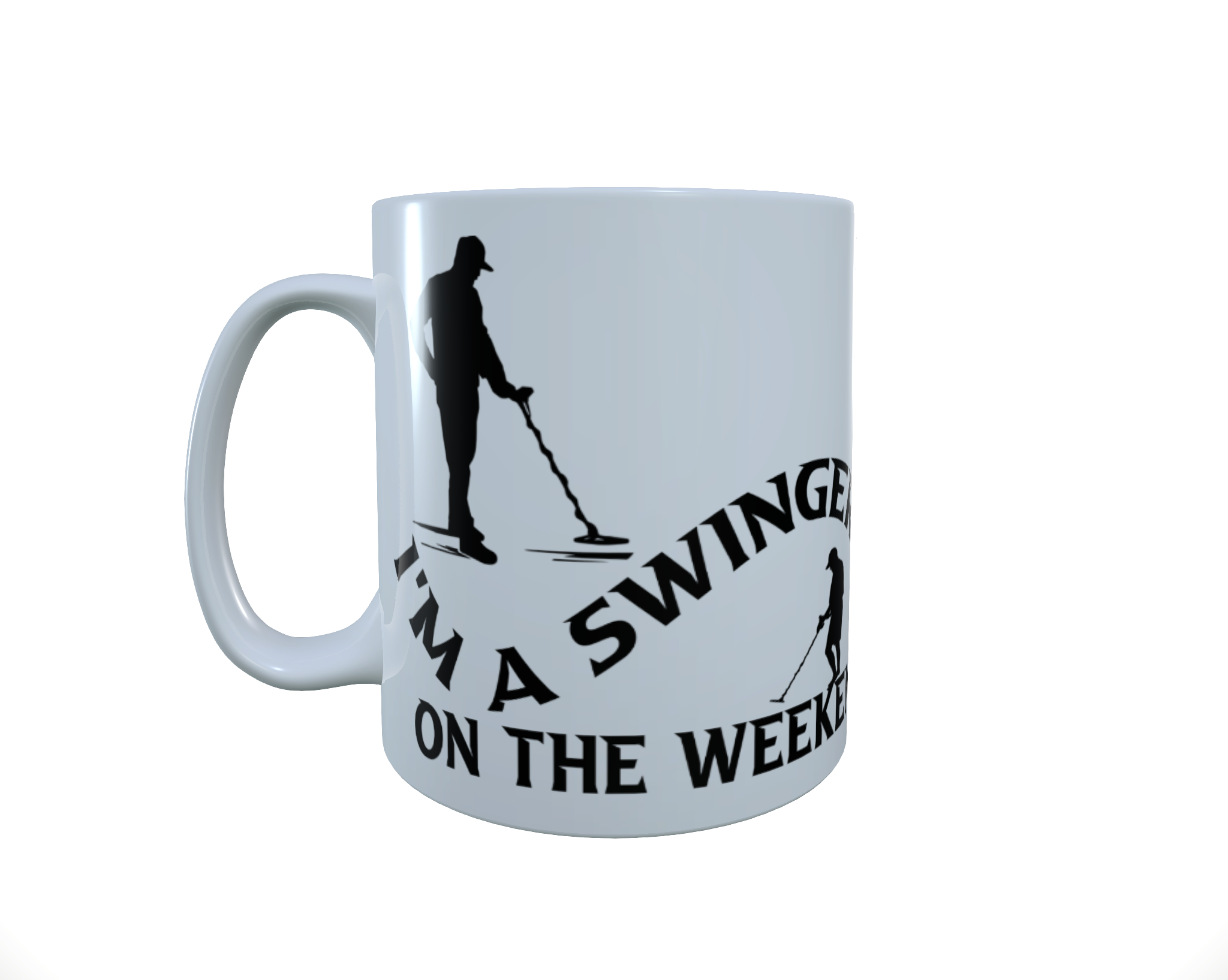 I'm A Swinger On The Weekend Ceramic Mug, Funny Quote Mug
